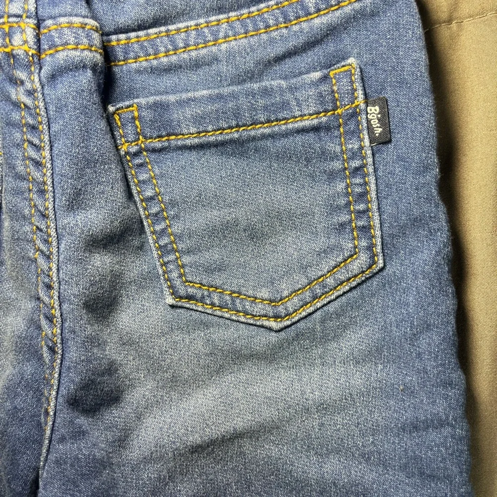 OshKosh‎ B’gosh Baby Boys 12M Suspenders Denim Jeans Blue
